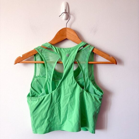 Lululemon Break Free Tank *Nulux Dragonfly Green Sz 8 - Picture 6 of 7